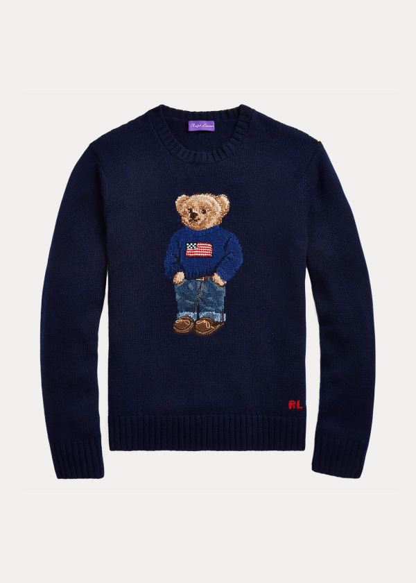 Suéter Ralph Lauren Polo Bear Cashmere Homem 50984-CAVR